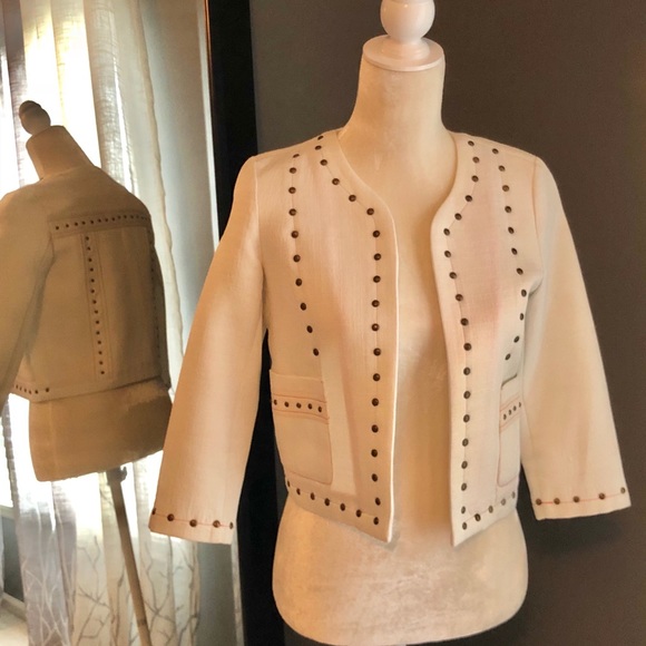 Harlowe & Graham Studded Jacket - Picture 4 of 6